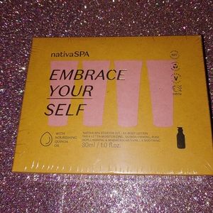 NativaSPA Starter Kit Quinoa, Rosé, Shea Butter & Madagascar Vanilla Body Lotion